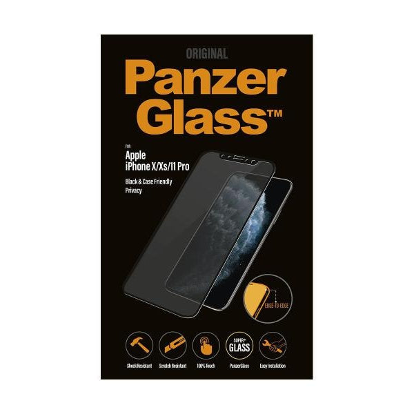 Panzerglass Displayschutz Case Friendly Privacy iPhone X/XS/11 Pro
