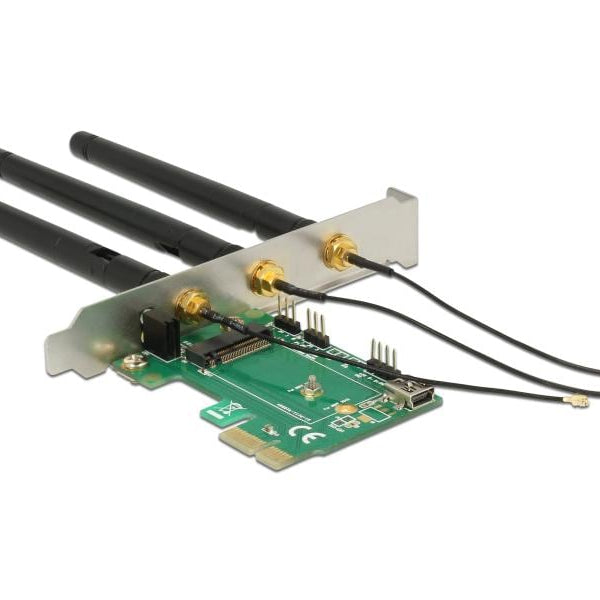 Delock M.2 WLAN-AC Modul M.2 Key-A,E 3 Antennen