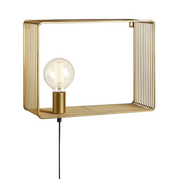 Markslöjd Wandleuchte SHELF 1L 1x E27, Gold