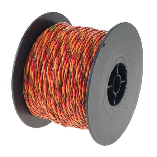 Muldental Servokabel verdrillt JR/Graupner 0,34 mm² 100 m Ohne zu Ohne