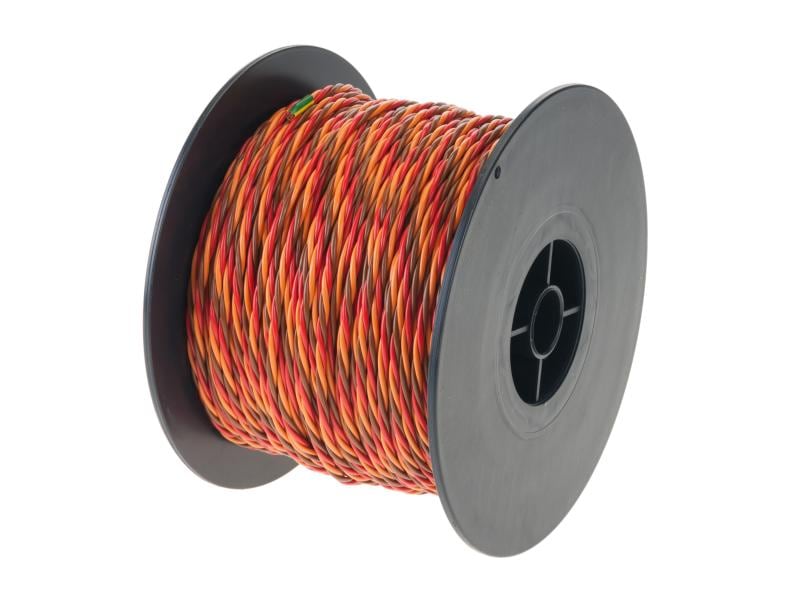 Muldental Servokabel verdrillt JR/Graupner 0,34 mm² 100 m Ohne zu Ohne