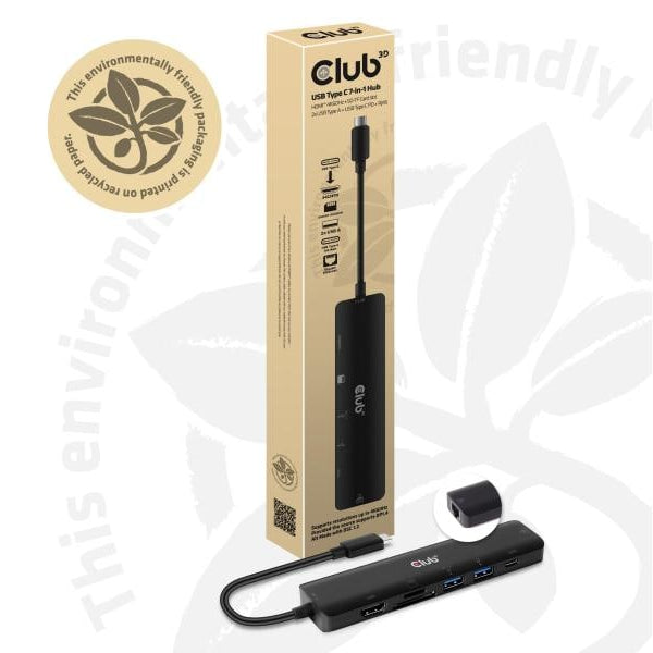 Club 3D Dockingstation CSV-1592 USB Type C 3.2 Gen1 7in1 Hub