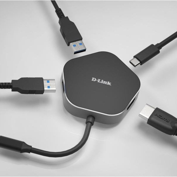 D-Link Dockingstation DUB-M420 HDMI/USB3.0/USB-C Ladeanschluss