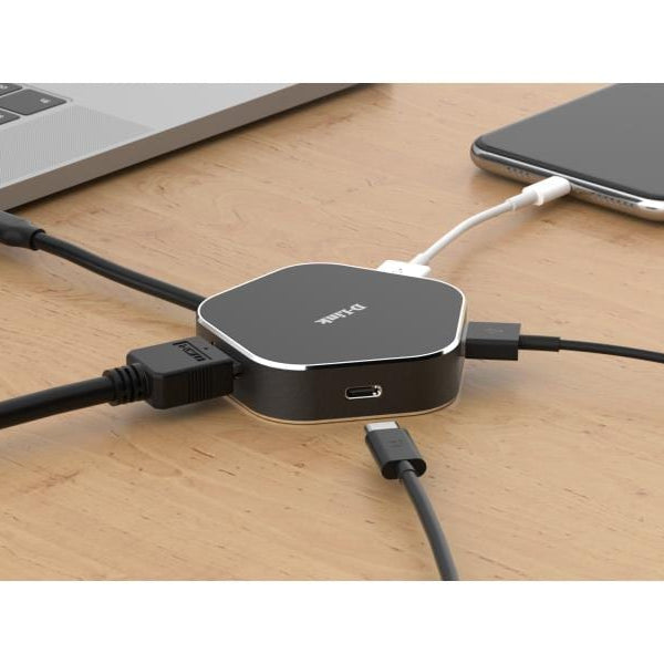 D-Link Dockingstation DUB-M420 HDMI/USB3.0/USB-C Ladeanschluss