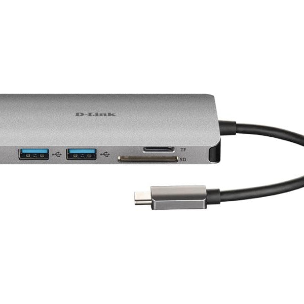 D-Link Dockingstation DUB-M810 USB/HDMI/RJ45/Kartenleser/USB‑C Lade