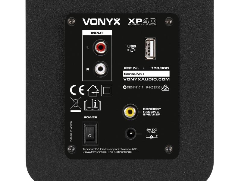 Vonyx Studiomonitore XP40 Paar