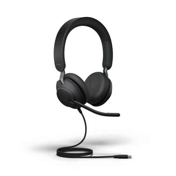 Jabra Headset Evolve2 40 SE Duo MS Schwarz, USB-C
