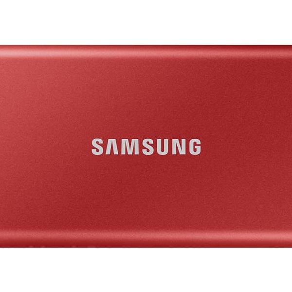 Samsung Externe SSD Portable T7 Non-Touch, 500 GB, Rot