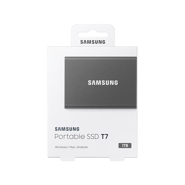 Samsung Externe SSD Portable T7 Non-Touch, 1000 GB, Titanium