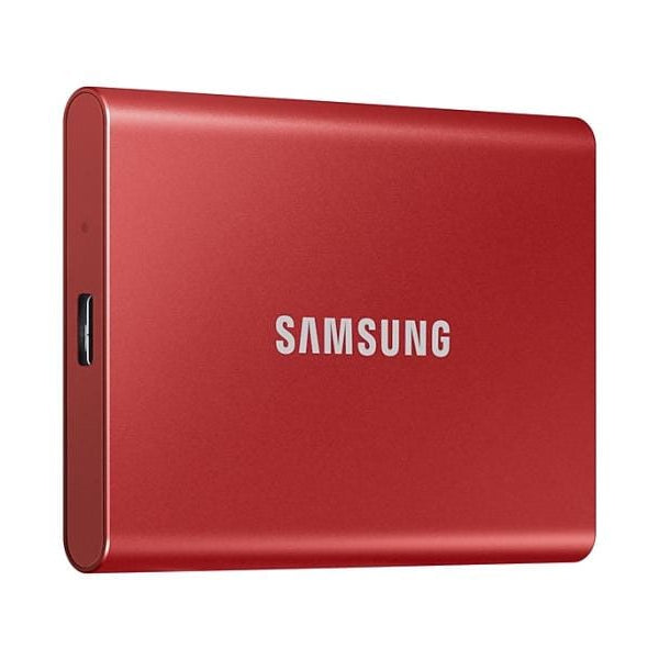 Samsung Externe SSD Portable T7 Non-Touch, 500 GB, Rot