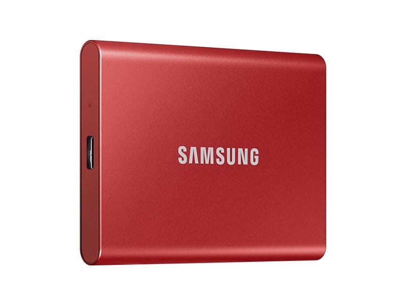 Samsung Externe SSD Portable T7 Non-Touch, 500 GB, Rot