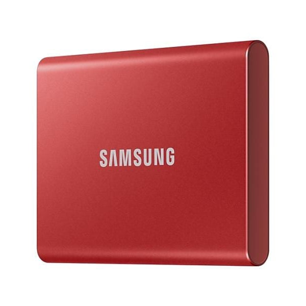 Samsung Externe SSD Portable T7 Non-Touch, 500 GB, Rot