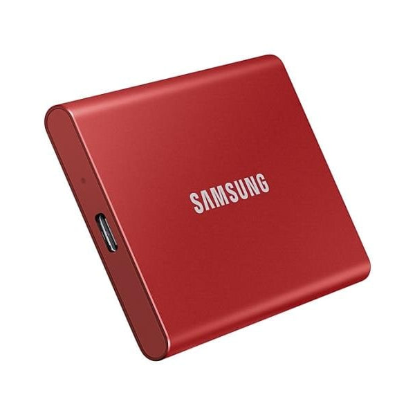 Samsung Externe SSD Portable T7 Non-Touch, 500 GB, Rot