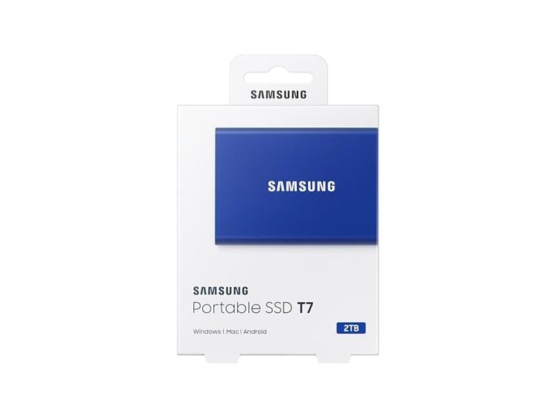 Samsung Externe SSD Portable T7 Non-Touch, 2000 GB, Indigo