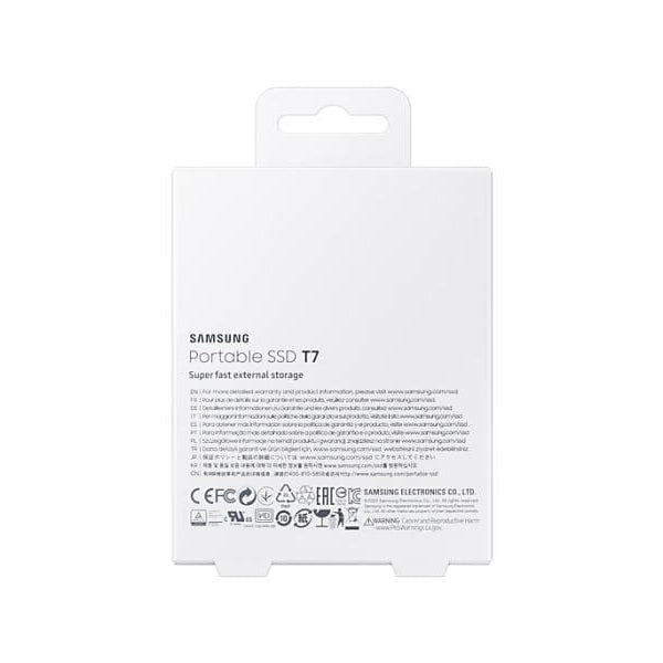 Samsung Externe SSD Portable T7 Non-Touch, 2000 GB, Titanium