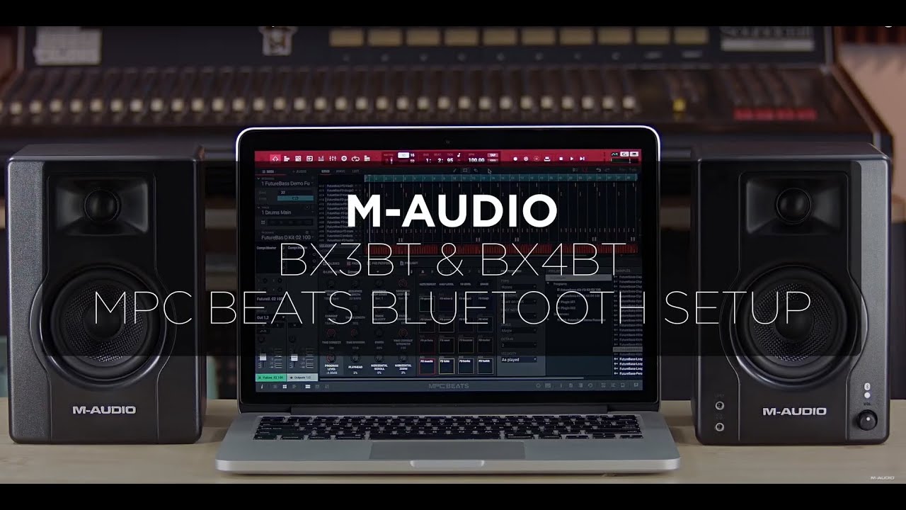 M-Audio Studiomonitore BX4BT Schwarz