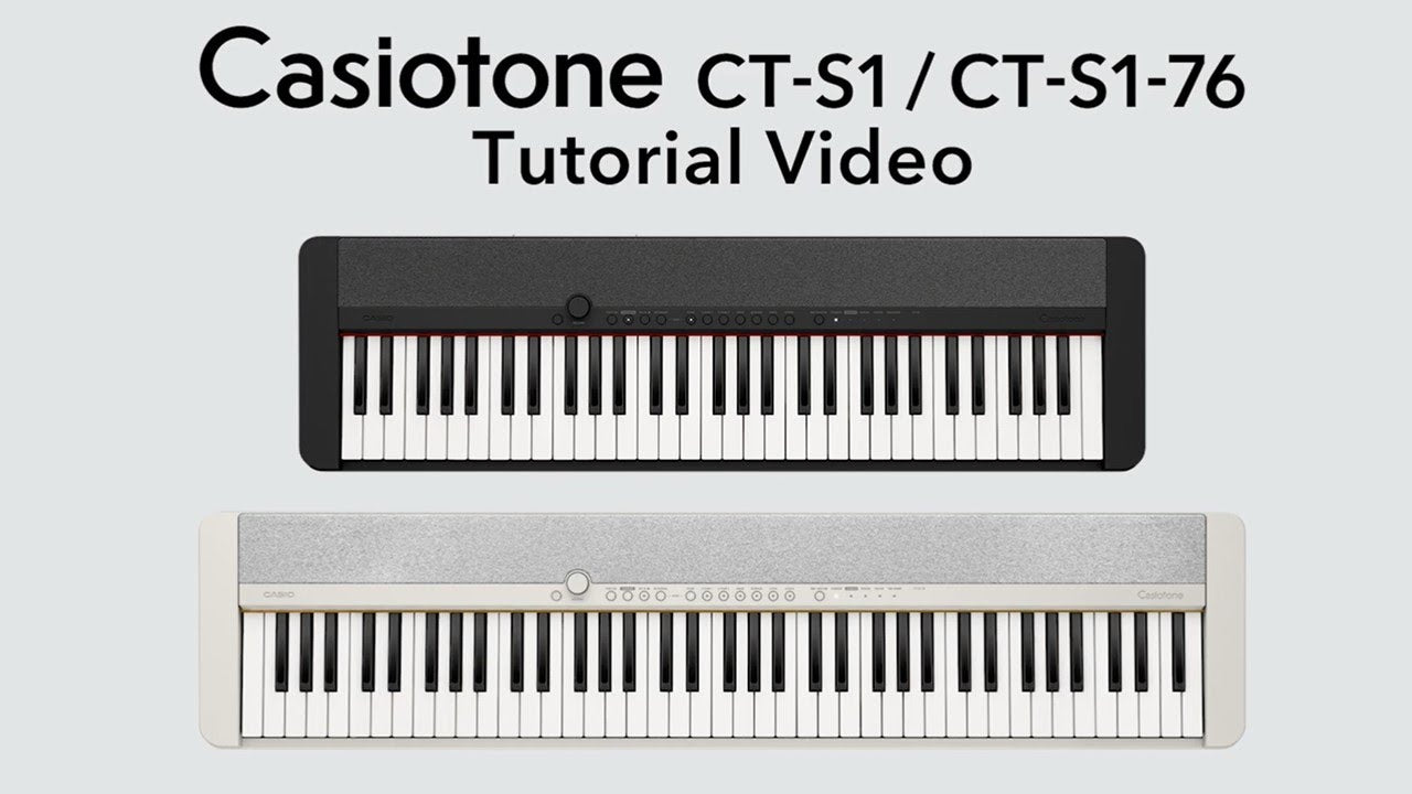 Casio Keyboard CT-S1-76 Schwarz