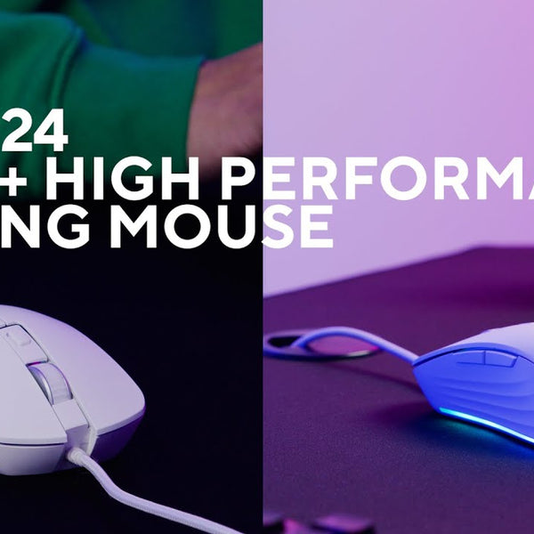 Trust Gaming-Maus GXT924W YBAR+ Weiss