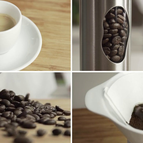 AdHoc Kaffeemühle Mrs. Bean MC01 Silber