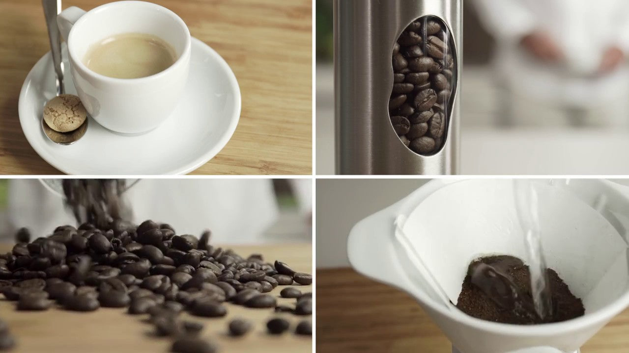 AdHoc Kaffeemühle Mrs. Bean MC01 Silber