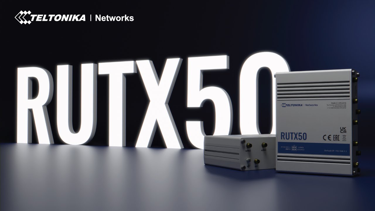 Teltonika LTE-Industrierouter RUTX50 5G, WiFi-5, 5x GE LAN