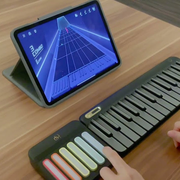 PopuMusic Keyboard PopuPiano 1 Set Schwarz