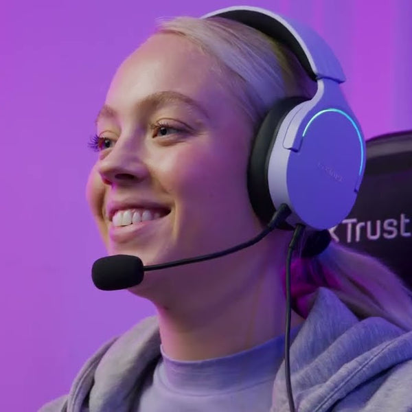 Trust Headset GXT 490 FAYZO Schwarz/Violett