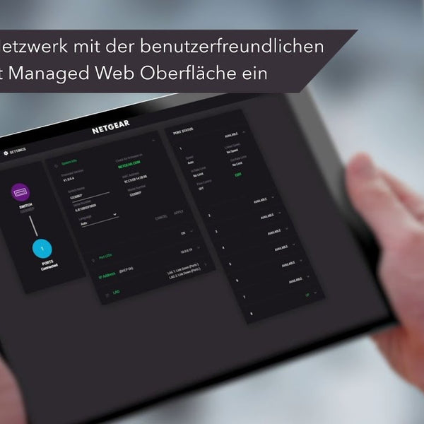 Netgear PoE+ Switch GS316EPP-100PES 16 Port
