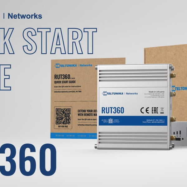 Teltonika LTE-Industrierouter RUT360 Cat.6 LTE/3G/2G