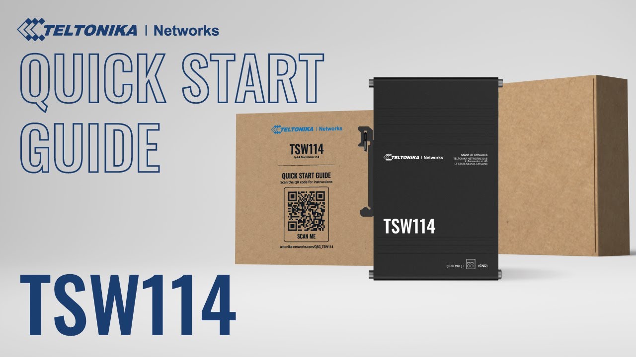 Teltonika Rail Switch TSW114 5 Port