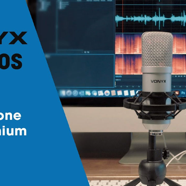 Vonyx Kondensatormikrofon CM300W Weiss