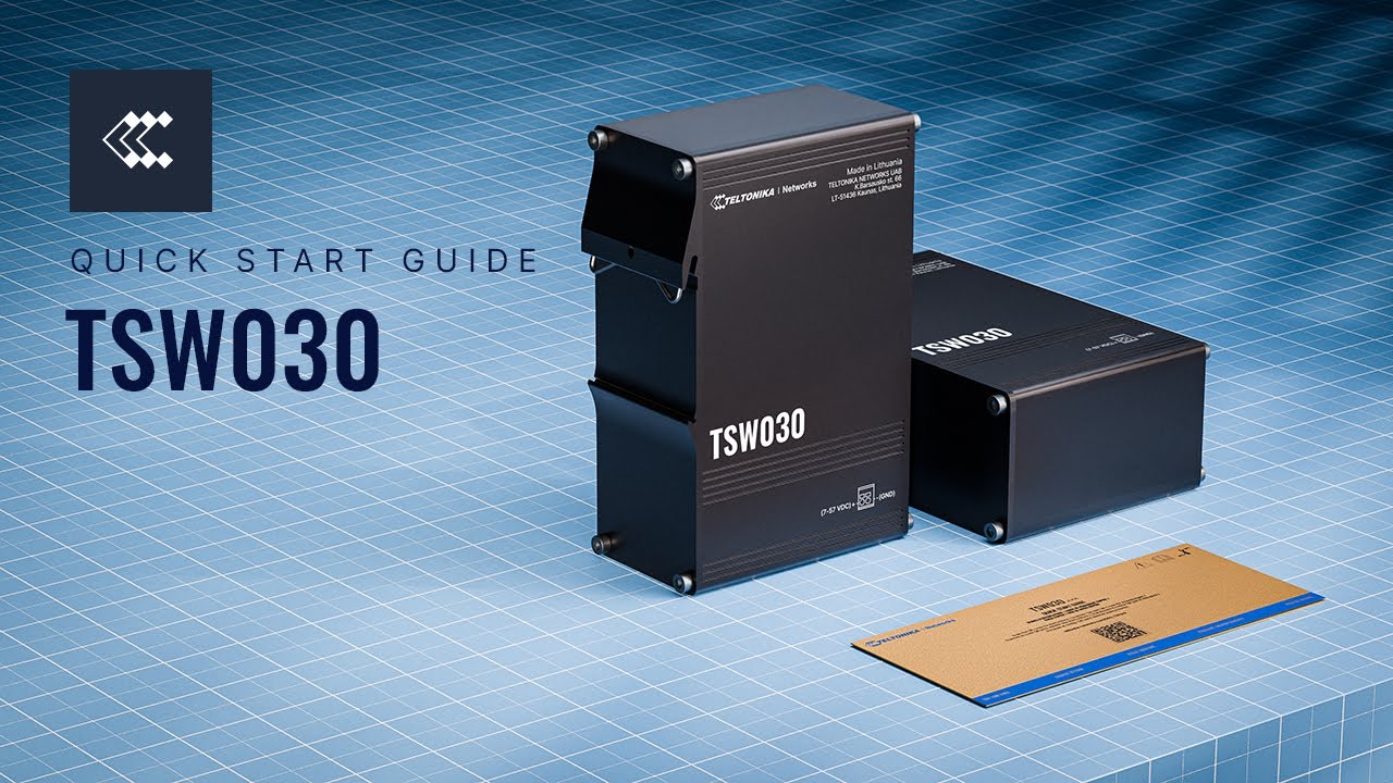 Teltonika Rail Switch TSW030 8 Port