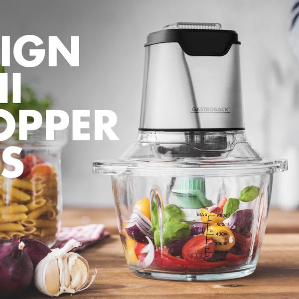 Gastroback Zerkleinerer Mini Chopper Plus Silber