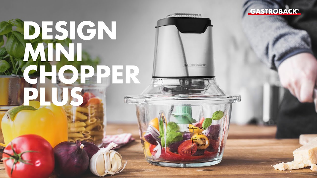 Gastroback Zerkleinerer Mini Chopper Plus Silber