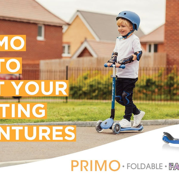 GLOBBER Scooter Primo Foldable Fantasy Lights Mint