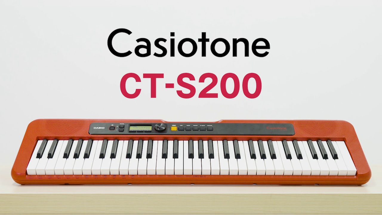 Casio Keyboard CT-S200WE Weiss