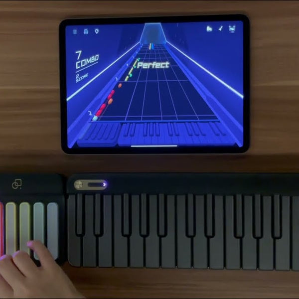 PopuMusic Keyboard PopuPiano 1 Set Schwarz