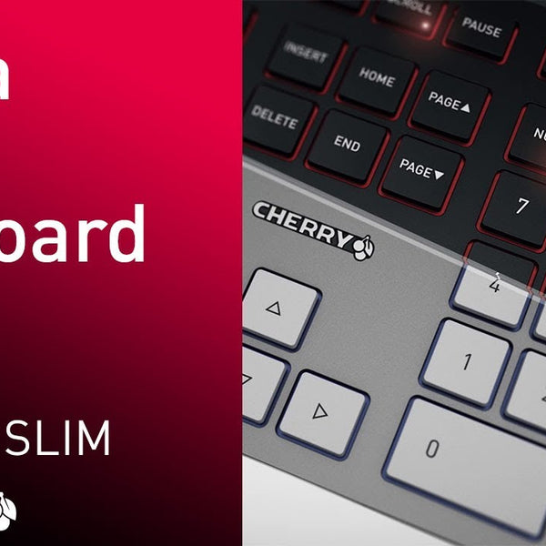 Cherry Tastatur KC 6000 Slim CH-Layout Schwarz