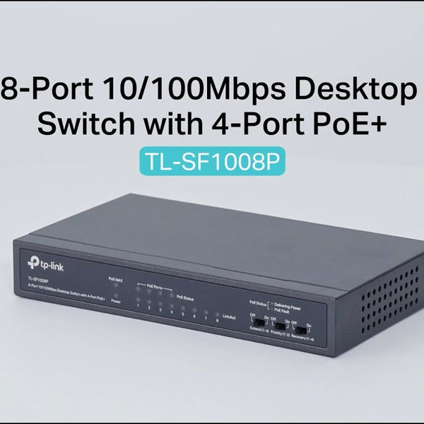 TP-Link PoE Switch TL-SF1008P 8 Port