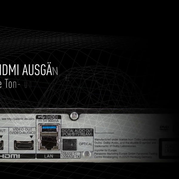 Panasonic UHD Blu-ray Player DP-UB424 Silber