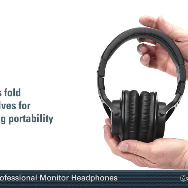 Audio-Technica Over-Ear-Kopfhörer ATH-M40x Schwarz