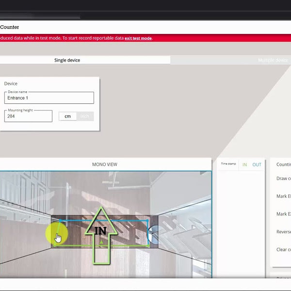 Axis Netzwerkkamera P8815-2 3D People Counter