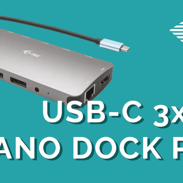 i-tec Dockingstation USB-C Metal Nano 3x Display PD 100W