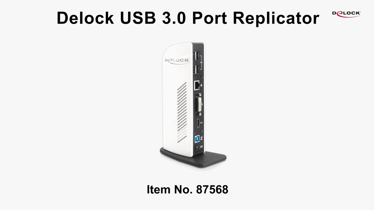 Delock Dockingstation USB3.0 HDMI/DVI/USB2&amp;3/LAN