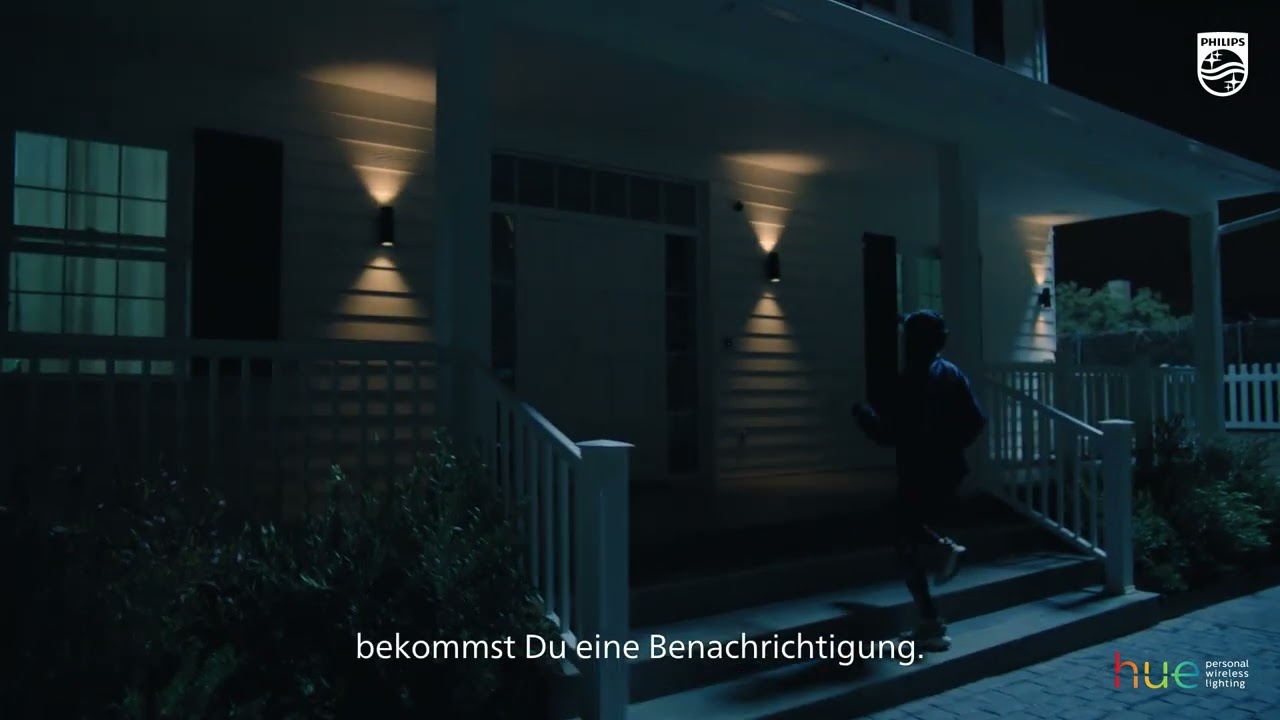 Philips Hue Secure batteriebetriebene Kamera Schwarz