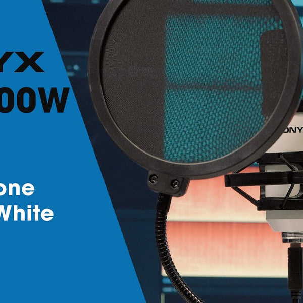 Vonyx Kondensatormikrofon CMS300W Studio-Set Weiss