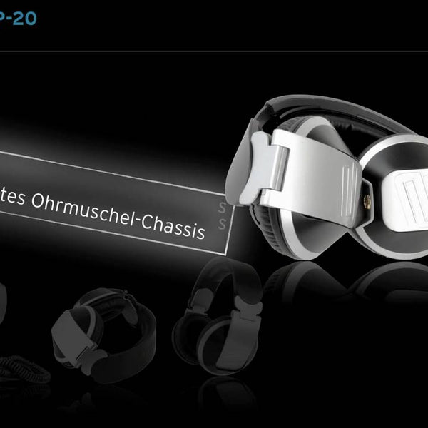 Reloop Over-Ear-Kopfhörer RHP-20 Schwarz; Silber