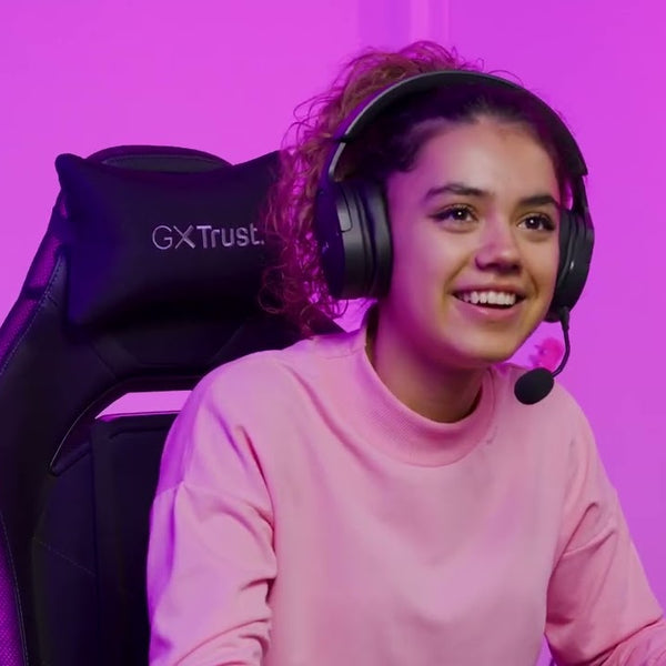 Trust Headset GXT 491P FAYZO Schwarz/Violett