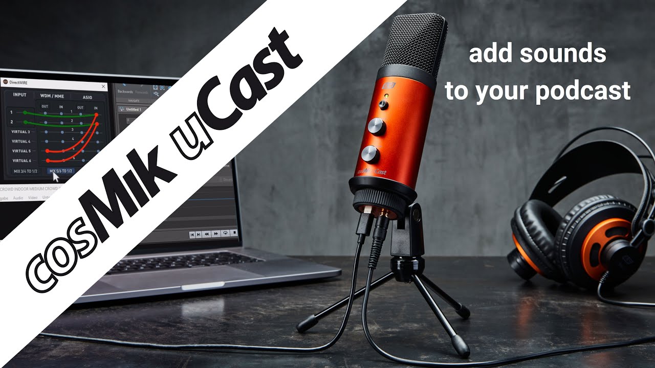 ESI Kondensatormikrofon cosMik uCast inklusive Softwarepaket