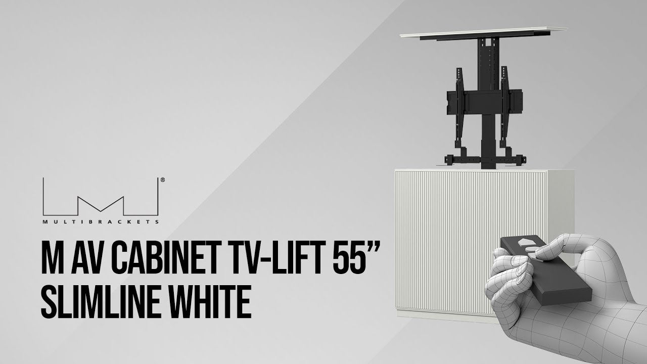 Multibrackets TV-Lift Slim Möbel inkl. Liftsystem max. 50 kg